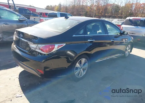 2011 Hyundai Sonata Hybrid из США, поврежденный, VIN KMHEC4A41BA010776